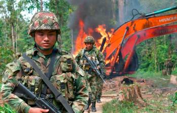 Diecisiete guerrilleros judicializados durante Operación Trueno en el Cauca. Foto: Tomada del X (antes Twitter) de @mindefensa. 