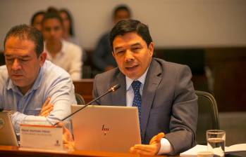 El Concejo de Medellín le aplicaría la moción de censura al alcalde encargado y secretario de Gobierno de Medellín, Óscar Hurtado, para que no pueda participar en la junta directiva del Metro. FOTO: ESNEYDER GUTIÉRREZ CARDONA.