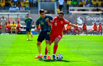 El futbolista vallecaucano Gustavo Puerta fue una de las sorpresas en la nómina titular de la Selección Colombia contra Jordania. Foto: Cortesía FCF