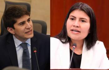 Wadith Manzur y Karen Manrique, congresistas reelegidos este 8 de marzo. Fotos: redes