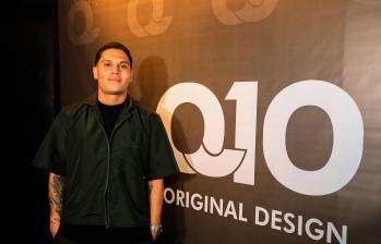 El futbolista antioqueño Juan Fernando Quintero tiene una marca de ropa desde hace varios años. En 2023 lanzó la colección Designio, que tuvo una alfombra roja que se realizó en Medellín. FOTO El Colombiano 