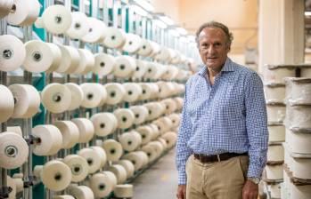 Gustavo Alberto Lenis Steffens es el presidente de la textilera antioqueña Fabricato. FOTO EL COLOMBIANO