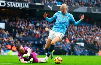 Erling Haaland es el goleador del City en la actual temporada de Premier League con 13 tantos. FOTO: GETTY