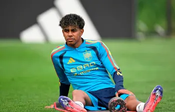 El futbolista español Lamine Yamal juega, con 19 años, su primera Copa del Mundo. Foto: AFP