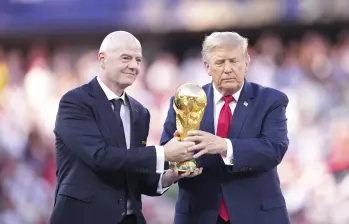 Gianni Infantino, presidente de la Fifa, sería del agrado de Donald Trump, presidente de Estados Unidos, para ser el secretario general de las Naciones Unidas. Foto: Getty Images