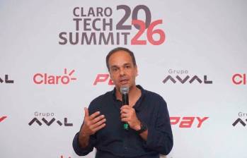Rodrigo de Gusmão, presidente de Claro Colombia, durante el Claro Tech Summit 2026, en Cartagena. FOTO: CORTESÍA