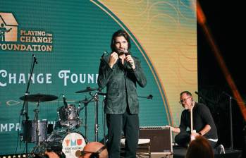 Juanes en el Museo Rubell de Miami. FOTO: Cortesía