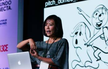 Domee Shi recién graduada y animadora participante en producciones de Disney y Pixar. Foto: Colprensa.