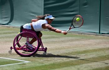 Ángelica Bernal, una de las mejores tenista del mundo en silla de ruedas. FOTO: GETTY