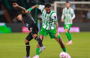 Imagen de uno de los últimos encuentros entre Nacional y Once Caldas, en la que aparece Edwin Cardona. FOTO MANUEL SALDARRIAGA