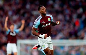 Jhon Durán marcó gol para el Aston Villa en los últimos dos juegos por Premier League. FOTO: GETTY