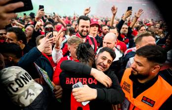 El Bayer Leverkusen interrumpió la racha del poderoso Bayern Múnich, que acumulaba 11 años seguidos ganando la Bundesliga. FOTO Tomada de ‘X’: @bayer04fussball