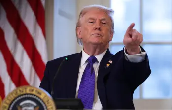 Donald Trump manifestó estar contento con la situación actual de Venezuela. Foto: Getty Images