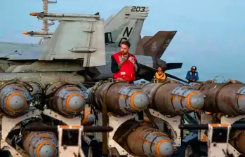 En las primeras 48 horas se habrían atacado más de 1.250 objetivos en Irán, según el Comando Central de EE. UU. FOTO: GETTY