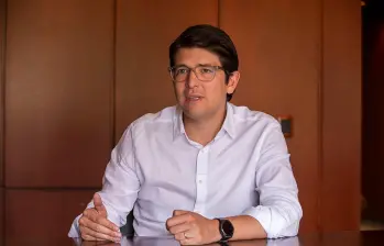El senador y precandidato presidencial del Centro Democrático, Miguel Uribe Turbay. FOTO Camilo Suárez