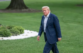 El presidente de Estados Unidos, Donald Trump, se refirió a las especulaciones sobre su supuesto fallecimiento. FOTO: Xinhua