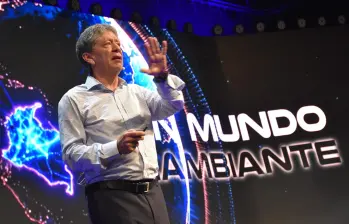 Bruce Mac Master, presidente de la Andi, durante el congreso anual del gremio, donde planteó cinco grandes retos para Colombia: seguridad energética, finanzas públicas, salud, seguridad física y relaciones internacionales. FOTO tomada de X
