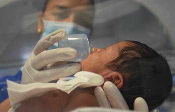 906 mujeres han donado leche materna al único banco de Antioquia. FOTO: Cortesía