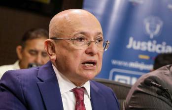 El ministro de Justicia, Eduardo Montealegre. FOTO: COLPRENSA