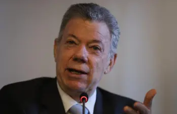 El expresidente Juan Manuel Santos habló sobre el plebiscito para refrendar el acuerdo de paz firmado entre el Gobierno y las FARC en 2016. FOTO: Colprensa 