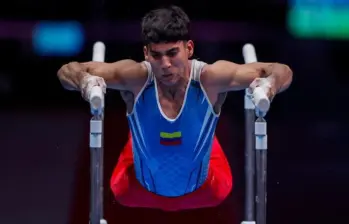 El colombiano Camilo Vera fue la gran figura nacional en el Panamericano de Gimnasia disputado en Río de Janeiro, Brasil, al ganar dos medallas de oro. FOTO GETTY