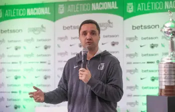 Sebastián Arango Botero, presidente de Atlético Nacional. Foto: Esneyder Gutiérrez Cardona