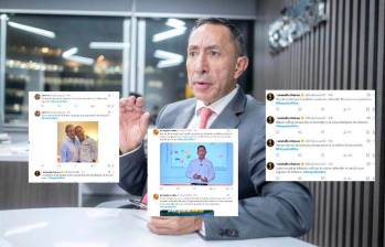 Cuentas con mensajes similares y publicaciones en cadena impulsaron el hashtag #RespaldoARoa durante la madrugada del 19 de marzo. FOTO: PANTALLAZOS Y COLPRENSA