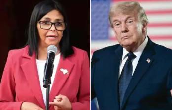 Donald Trump se reunirá con la presidenta interina de Venezuela, Delcy Rodríguez, durante la agenda de la Asamblea General de la ONU. FOTO: Getty, AFP.