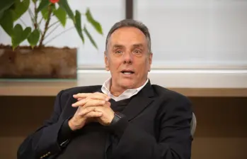 Jorge Mario Velásquez, presidente de Grupo Argos, resaltó que la empresa cuenta con un portafolio de proyectos cercano a $40 billones. FOTO EL COLOMBIANO