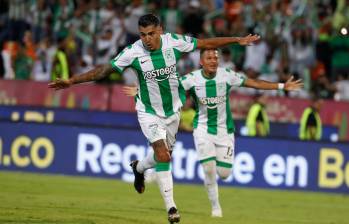 En el 3-0 ante Santa Fe, Jéfferson Duque sumó su gol número 117 con Nacional en 283 partidos con la casaca verde. FOTO: JAIME PÉREZ