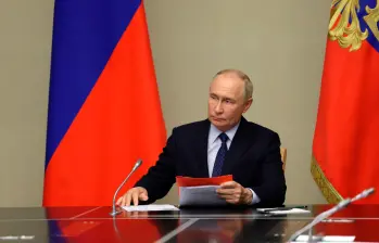 Vladimir Putin, presidente de Rusia durante cinco periodos continuos. FOTO: CORTESÍA EMBAJADA DE RUSIA EN COLOMBIA.