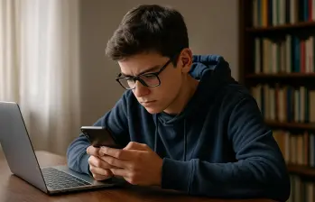 La ONG Common Sense Media advierte sobre los riesgos de que adolescentes desarrollen vínculos afectivos con asistentes de inteligencia artificial personalizados. FOTO EL COLOMBIANO/IA