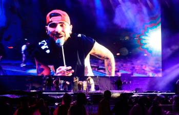 El artista dominicano es toda una leyenda en el merengue. Quien sigue en el escenario es Juanes. FOTO Esneyder Gutiérrez