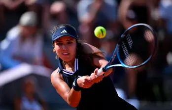 Camila Osorio jugó su segundo partido en tercera ronda de un Grand Slam. El primero fue en Wimbledon 2021. FOTO: GETTY