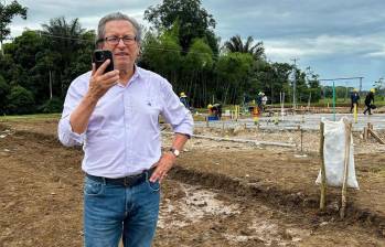 Mayo 22 de 2026. Imágenes sobre la construcción de las Zonas de Ubicación Temporal para la Coordinadora Nacional en los diálogos de paz con el delegado Armando Novoa (Imágenes suministradas)