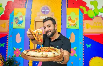 Tulio Zuloaga está feliz con el resultado este año del Pizza Master. FOTO: Camilo Suárez