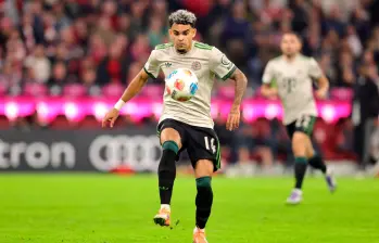 Luis Díaz, jugador colombiano de Bayern de Múnich. FOTO GETTY 