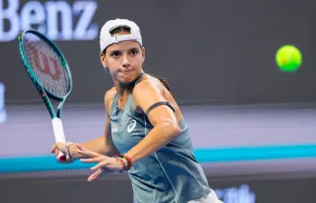 Emiliana Arango queda por fuera del WTA 1000 de Beijing tras perder con la china Zheng. Foto: GETTY