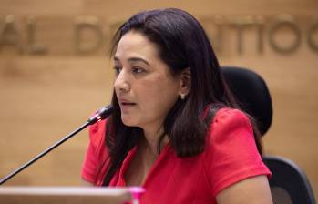 Contralora de Antioquia, Enedith del Carmen González Hernández, quien cumplirá su periodo este año. FOTO: El Colombiano
