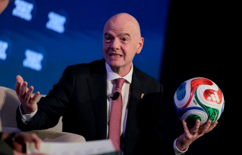 Gianni Infantino, presidente de la FIFA, defendió la organización del Mundial a los países sedes. FOTO GETTY