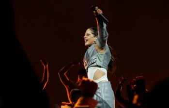 Rosalía se presentó por primera vez en Colombia con su gira Motomami World Tour en el Movistar Arena. FOTO: Colprensa