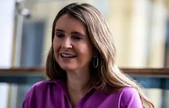 Paloma Valencia ganó la consulta interna del partido Centro Democrático. FOTO: JULIO CÉSAR HERRERA.