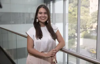 María José Bernal, directora ejecutiva de Fenalco Antioquia, destacó el buen momento del comercio paisa. FOTO EL COLOMBIANO
