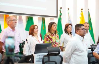 Líderes cafeteros se reunieron con la ministra de Agricultura, Jhenifer Mojica, en el marco del Foro Cafetero Nacional, celebrado en Pereira y convocado por Dignidad Agropecuaria. Foto: CORTESÍA