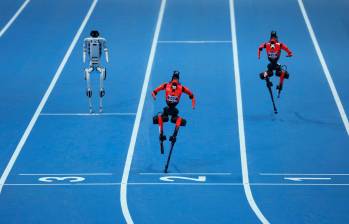 La marca que impuso Usain Bolt en 2009 y que no ha podido superar ningún humano desde esa época la batió un robot. FOTO GETTY 