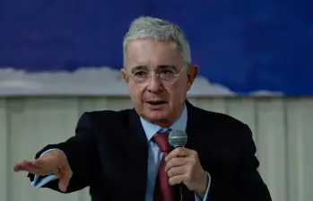 Álvaro Uribe Vélez, expresidente y líder del Centro Democrático. FOTO colprensa