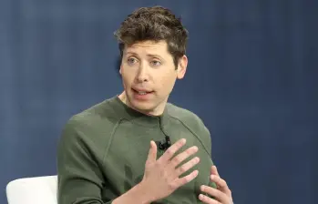 Sam Altman, director ejecutivo de OpenAI, el cerebro detrás de ChatGPT. FOTO GETTY