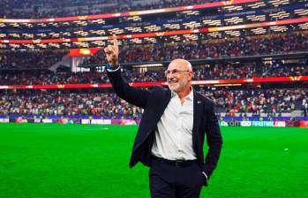 Luis de la Fuente en la Copa Mundial de la FIFA Norteamérica 2026. FOTO: X Sefutbol