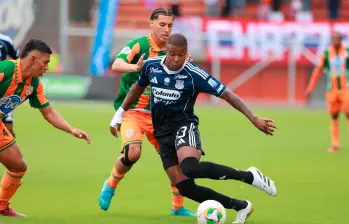 El futbolista Francisco Chaverra es una de las figuras del Medellín para buscar la final de la Copa Betplay 2025. Foto: Manuel Saldarriaga