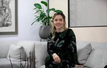 Ana María Osorio explica el giro de Conexión Summit hacia los negocios entre emprendedores y grandes empresas, con una meta de 5.000 citas efectivas. FOTO HORUS THOR AMAYA. 